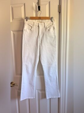 MOTHER Denim The Hustler Ankle Fray